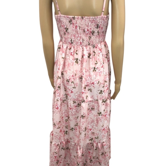 Summer Floral Dress  With Adjustable Straps - Picture 4 of 7